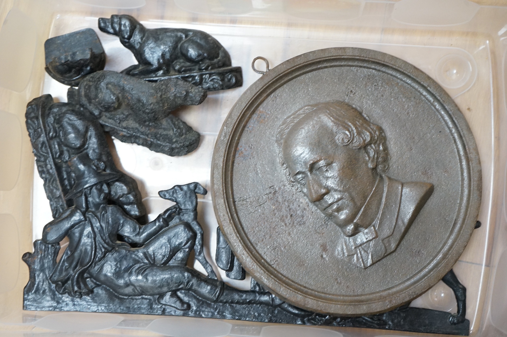 A collection of various metal wares. Condition - varies